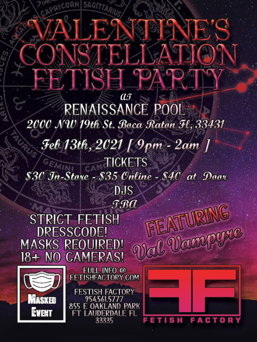 Valentine's Constellation Fetish Party 2021