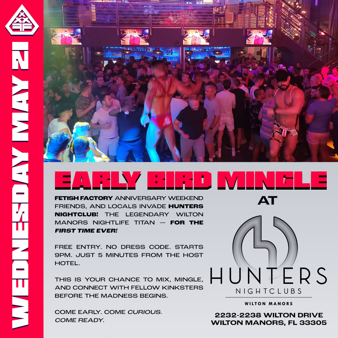 Fetish Weekend 30 [2025] EARLY BIRD MINGLE - WEDNESDAY